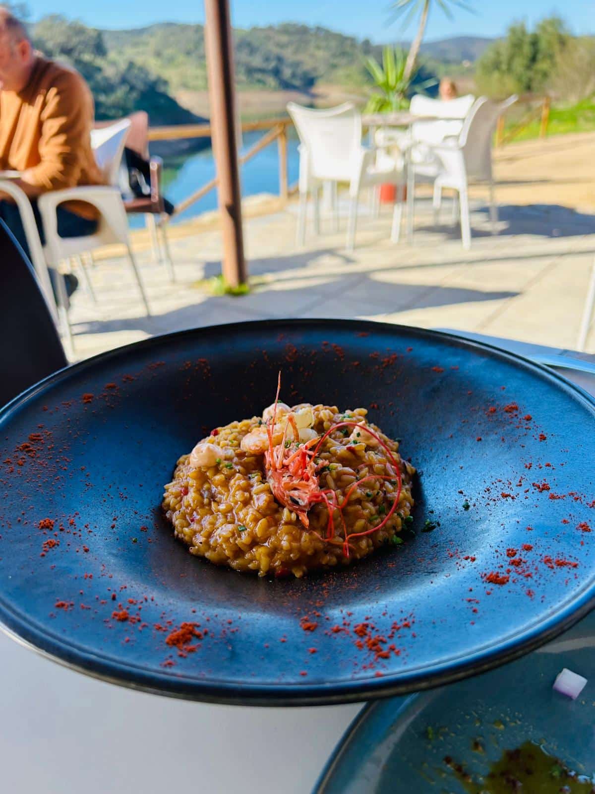 Arroz con carabineros - Restaurante La Estación