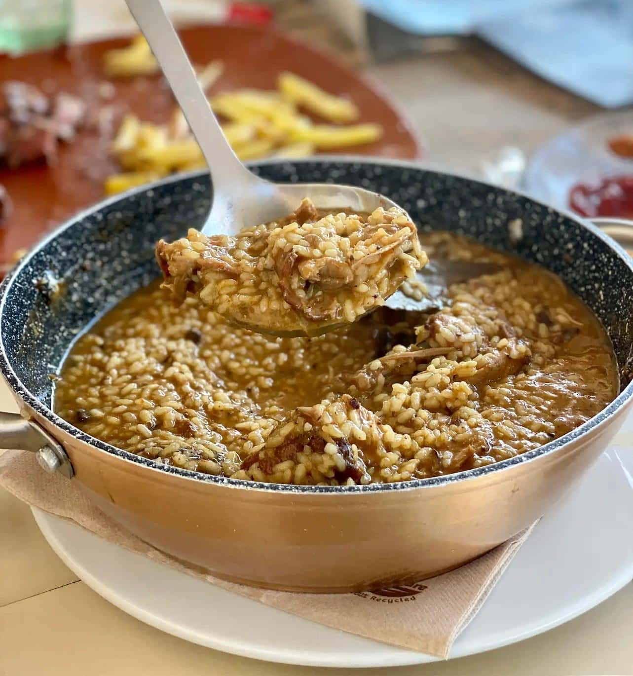 Arroz con venao - Restaurante La Estación