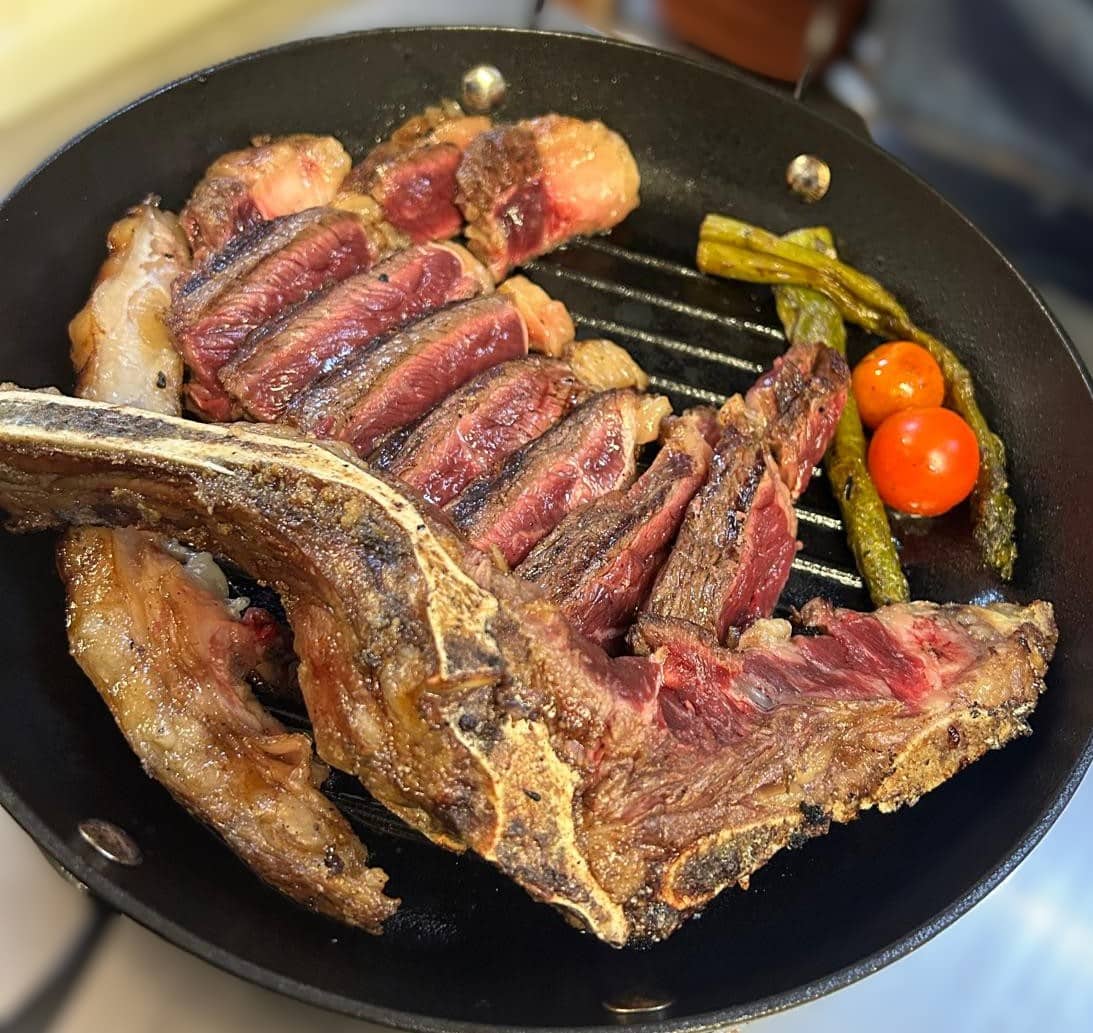 Chuleton de ternera - Restaurante La Estación